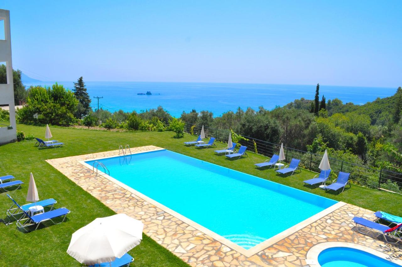 Luxury Loft Apartment With Pool - Pelekas Beach, Corfu Exteriér fotografie
