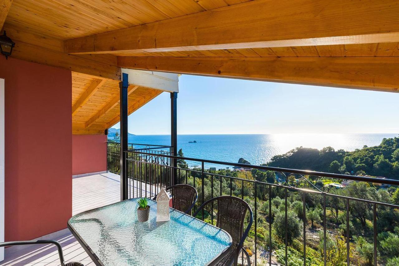 Luxury Loft Apartment With Pool - Pelekas Beach, Corfu Exteriér fotografie