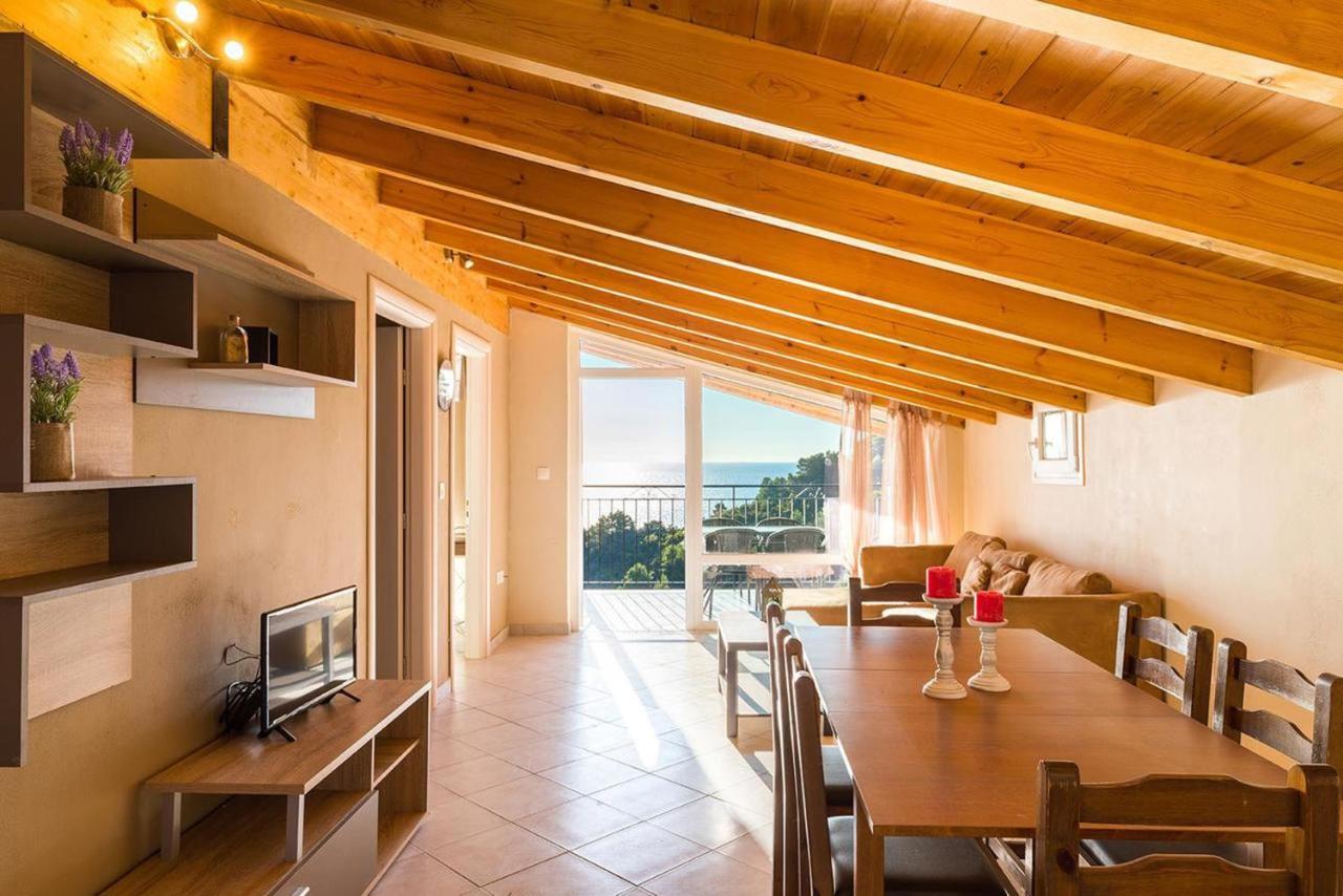 Luxury Loft Apartment With Pool - Pelekas Beach, Corfu Exteriér fotografie