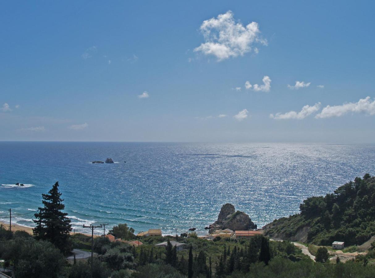 Luxury Loft Apartment With Pool - Pelekas Beach, Corfu Exteriér fotografie