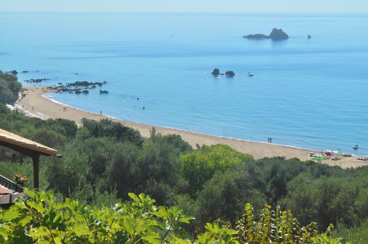 Luxury Loft Apartment With Pool - Pelekas Beach, Corfu Exteriér fotografie